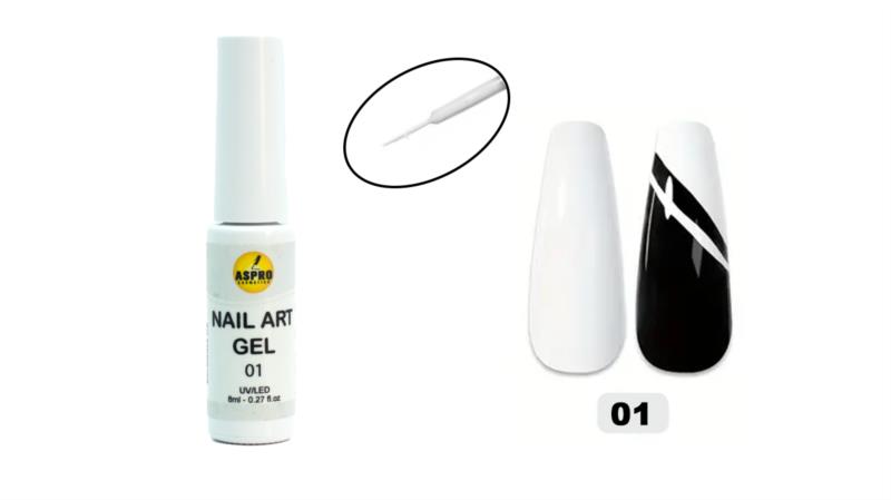 NAIL ART GEL BLANCO